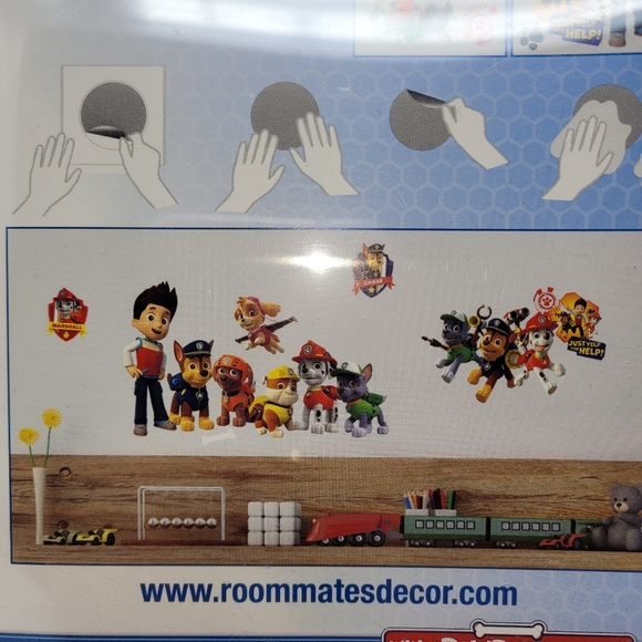 NEW - PAW PATROL 37 DIFFERENT WALL DECALS - Picture 3 of 4